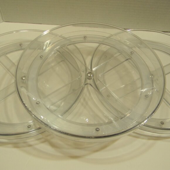 THE HOME EDIT 10” LAZY SUSAN Lot of 3 Unused Home Oranization NEW - Picture 1 of 5